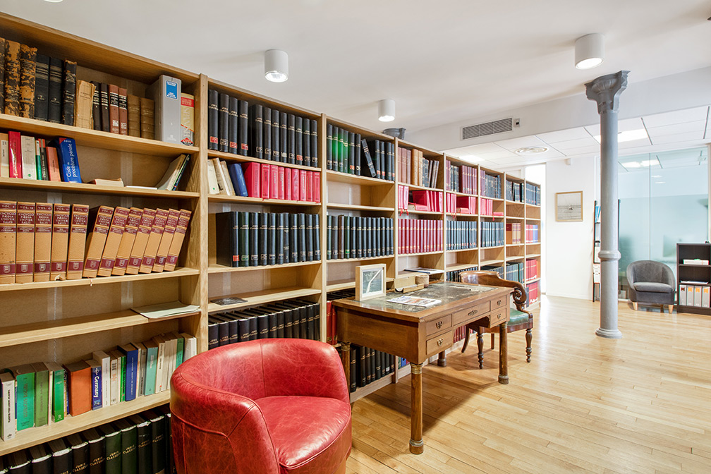 Bureau d'avocat intérieur